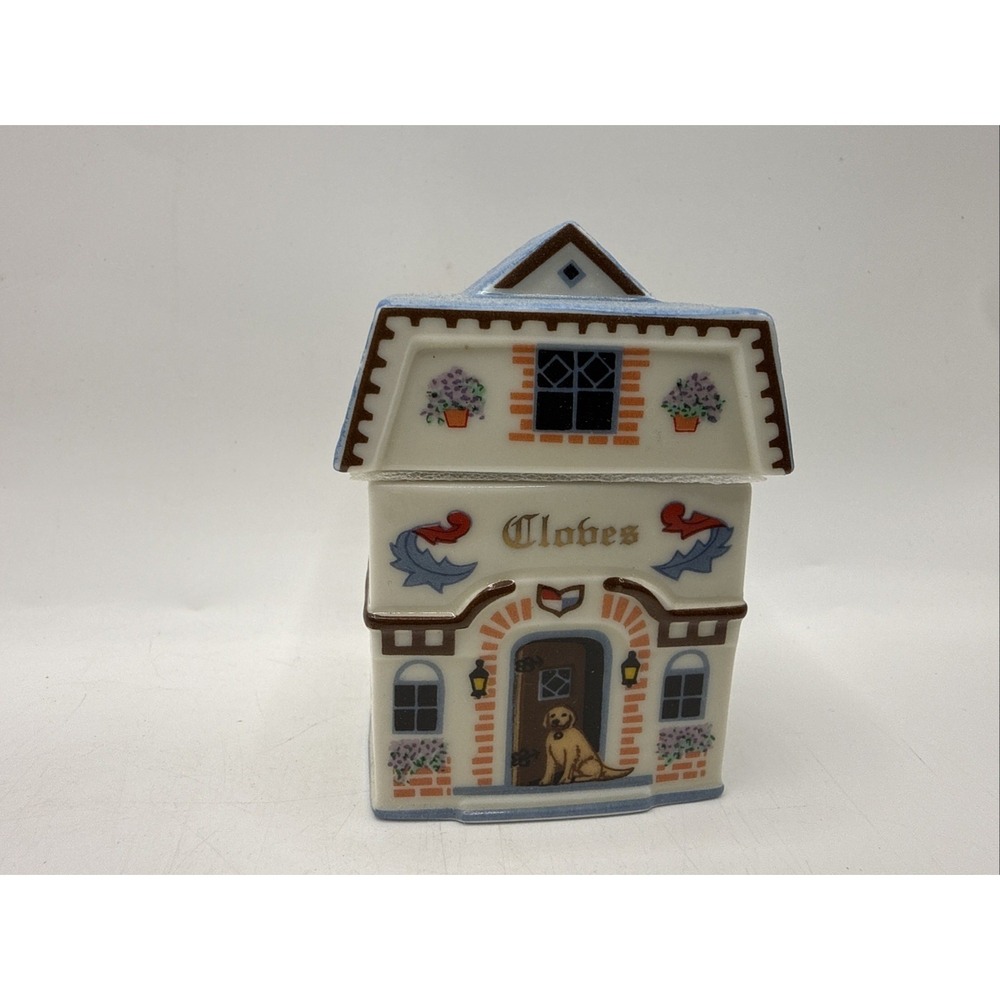 Lenox CANTERBURY CROSSING Spice Village Jar CLOVES No Chips - Picture 5 of 9